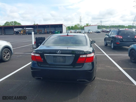 2007 Lexus LS 460 with VIN JTHBL46F775045497, listed as a IAAI auction lot 42088657 with 248,208 mi miles. Bid and sale history available at carsss.com. Image 16.