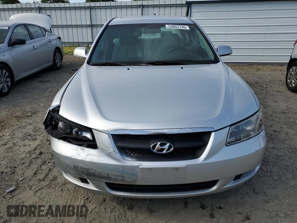 2006 Hyundai Sonata GLS with VIN 5NPEU46F26H065327, listed as a Copart auction lot 53082745 with 142,513 mi miles and Salvage Title. Bid and sale history available at DreamBid. Image 5.