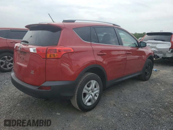 2014 Toyota RAV4 LE with VIN 2T3BFREV9EW166701, listed as a Copart auction lot 56464145 with 215,644 mi miles and Salvage Title. Bid and sale history available at DreamBid. Image 3.