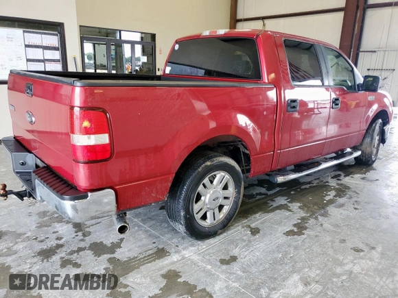 2008 Ford F-150 XL with VIN 1FTRW12W48FB48853, listed as a Copart auction lot 60558615 with Not provided miles and Salvage title. Bid and sale history available at DreamBid. Image 3.