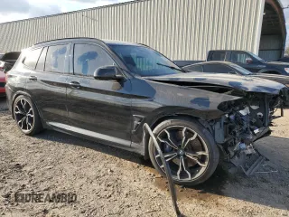 2022 BMW X3 M with VIN 5YM13EC01N9J13955, listed as a Copart auction lot 82231734 with 0 mi miles and Salvage Title. Bid and sale history available at carsss.com. Image 4.