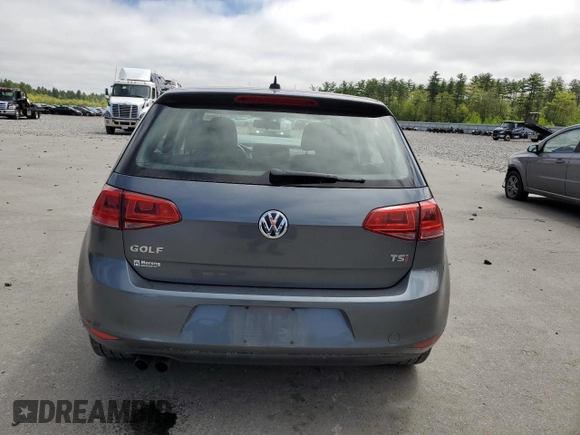 2017 Volkswagen Golf S с VIN 3VW217AU1HM015595, выставлен на аукционе Copart как лот 57384805 с пробегом 49 257 миль миль и Списание • Salvage title. История ставок и продаж доступна на DreamBid. Изображение 6.