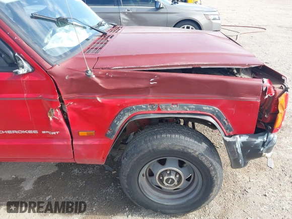 1999 Jeep Cherokee Sport with VIN 1J4FT68S4XL613395, listed as a IAAI auction lot 42316934 with 142,838 mi miles and . Bid and sale history available at DreamBid. Image 6.