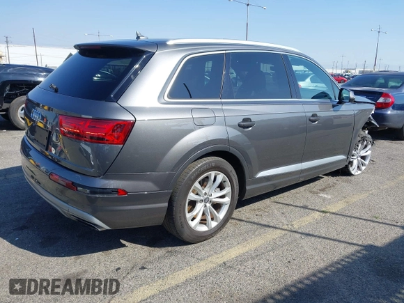 2019 Audi Q7 Premium with VIN WA1AHAF71KD016656, listed as a IAAI auction lot 41545261 with 63,394 mi miles and . Bid and sale history available at DreamBid. Image 4.