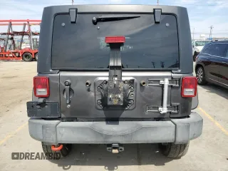 2018 Jeep Wrangler JK Unlimited Sahara with VIN 1C4HJWEG7JL921866, listed as a Copart auction lot 69345464 with 58,990 mi miles and Salvage Title. Bid and sale history available at carsss.com. Image 6.