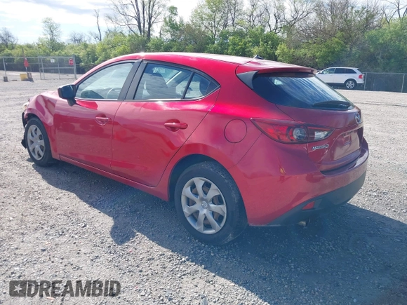 2016 Mazda 3 i Sport with VIN JM1BM1J70G1331132, listed as a IAAI auction lot 42120780 with 109,917 mi miles and . Bid and sale history available at DreamBid. Image 3.
