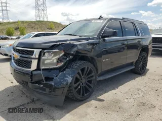 2015 Chevrolet Tahoe LS z VIN 1GNSKAEC6FR674239, wystawiony jako Copart lot #56235175 z przebiegiem 191 007 mil mil oraz Szkoda całkowita • Salvage title. Historia ofert i sprzedaży dostępna na DreamBid. Obrazek 1.
