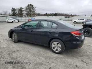 2014 Honda Civic Sedan LX with VIN 2HGFB2F51EH508954, listed as a Copart auction lot 49983775 with 179,457 mi miles and Salvage Title. Bid and sale history available at carsss.com. Image 2.