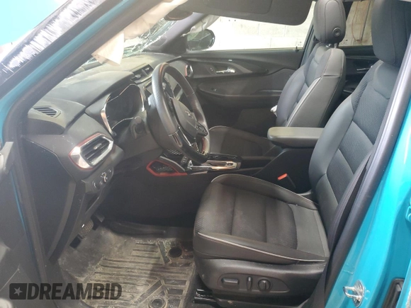 2022 Chevrolet TrailBlazer RS with VIN KL79MUSLXNB031212, listed as a Copart auction lot 52006845 with Not Provided miles and Salvage Title. Bid and sale history available at DreamBid. Image 7.