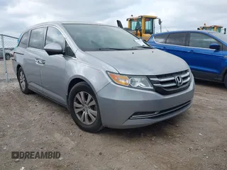 2016 Honda Odyssey EX-L with VIN 5FNRL5H60GB057914, listed as a IAAI auction lot 42051429 with 121,905 mi miles. Bid and sale history available at carsss.com. Image 1.