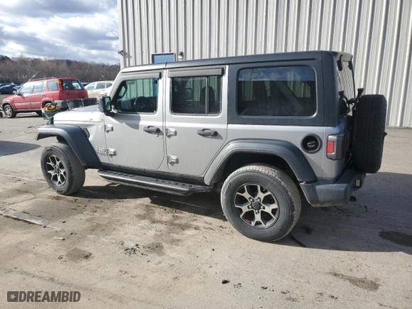2018 Jeep Wrangler Unlimited Sport S with VIN 1C4HJXDG7JW279056, listed as a Copart auction lot 51979305 with 58,761 mi miles and Salvage Title. Bid and sale history available at carsss.com. Image 2.