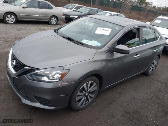 2019 Nissan Sentra SR with VIN 3N1AB7AP5KY392889, listed as a IAAI auction lot 41797285 with 58,391 mi miles. Bid and sale history available at carsss.com. Image 18.