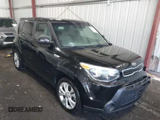 2015 Kia Soul + with VIN KNDJP3A54F7230152, listed as a IAAI auction lot 41805581 with 136,491 mi miles. Bid and sale history available at carsss.com. Image 1.