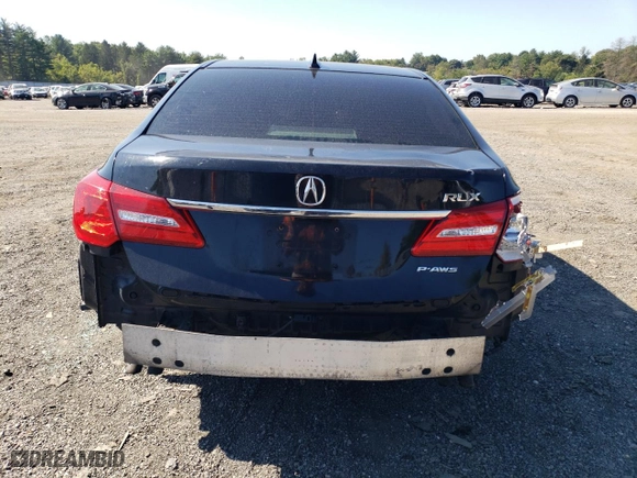 2014 Acura RLX Tech Pkg with VIN JH4KC1F52EC003785, listed as a Copart auction lot 70974324 with 135,080 mi miles and Salvage Title. Bid and sale history available at carsss.com. Image 6.