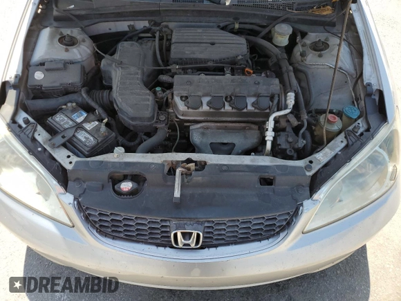 2005 Honda Civic VP with VIN 1HGEM22175L040434, listed as a Copart auction lot 61619605 with 159,962 mi miles and Salvage title. Bid and sale history available at DreamBid. Image 11.