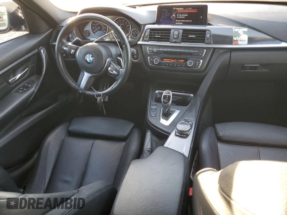 2014 BMW 3 Series 335i with VIN WBA3A9C50EF478734, listed as a Copart auction lot 83449634 with 107,723 mi miles and Salvage Title. Bid and sale history available at carsss.com. Image 8.