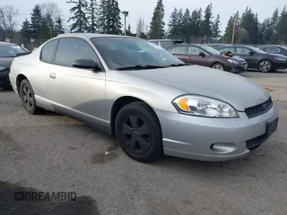 2006 Chevrolet Monte Carlo LT 3.5L with VIN 2G1WM15K369196117, listed as a IAAI auction lot 41764311 with 204,716 mi miles. Bid and sale history available at carsss.com. Image 1.