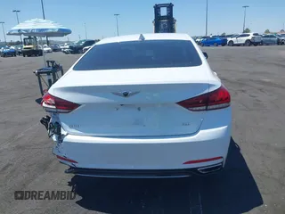 2018 Genesis G80 3.8L with VIN KMHGN4JE2JU238858, listed as a IAAI auction lot 42151733 with 49,512 mi miles and . Bid and sale history available at DreamBid. Image 16.