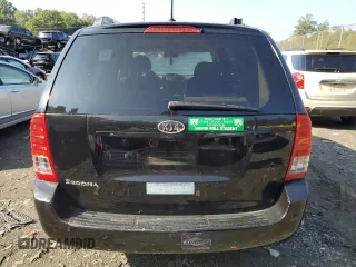 2010 Kia Sedona LX with VIN KNDMG4C38A6345852, listed as a Copart auction lot 68985594 with 146,469 mi miles and Salvage Title. Bid and sale history available at carsss.com. Image 6.