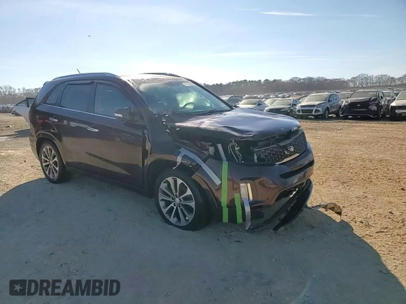 2015 Kia Sorento SX with VIN 5XYKW4A73FG574329, listed as a Copart auction lot 45557995 with 176,384 mi miles and Salvage Title. Bid and sale history available at carsss.com. Image 14.