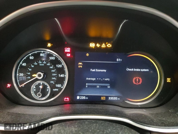 2021 Genesis G80 2.5T with VIN KMTGB4SC7MU045573, listed as a Copart auction lot 89157355 with 33,535 mi miles and Salvage Title. Bid and sale history available at DreamBid. Image 9.