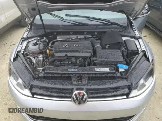 2017 Volkswagen Golf SportWagen S with VIN 3VWC17AU0HM505384, listed as a Copart auction lot 74313954 with 34,789 mi miles and Salvage Title. Bid and sale history available at carsss.com. Image 11.