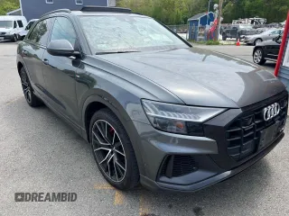 2020 Audi Q8 Prestige with VIN WA1FVAF19LD004623, listed as a Copart auction lot 57184035 with 181,481 mi miles and Clean title. Bid and sale history available at DreamBid. Image 1.