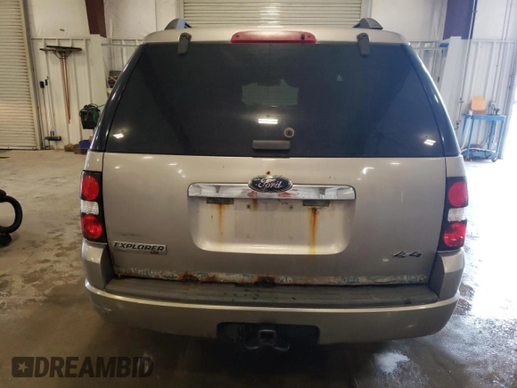2008 Ford Explorer XLT with VIN 1FMEU73E08UA36667, listed as a Copart auction lot 54336915 with 343,709 mi miles and Salvage Title. Bid and sale history available at DreamBid. Image 6.