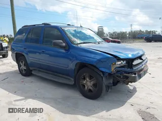 2005 Chevrolet TrailBlazer LS with VIN 1GNDS13S452100796, listed as a IAAI auction lot 41686340 with 168,789 mi miles and . Bid and sale history available at DreamBid. Image 1.