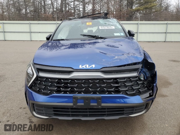2023 Kia Sportage X-Line with VIN 5XYK6CAF4PG004732, listed as a Copart auction lot 47079635 with 31,841 mi miles and Salvage Title. Bid and sale history available at DreamBid. Image 5.
