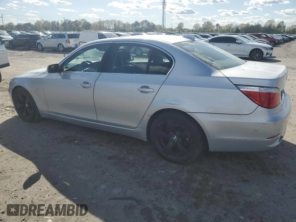 2008 BMW 5 Series 528i with VIN WBANU53578CT18994, listed as a Copart auction lot 52900045 with 114,532 mi miles and Salvage Title. Bid and sale history available at carsss.com. Image 2.
