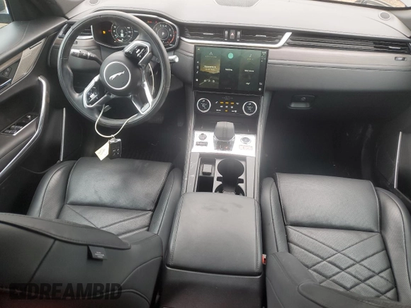 2021 Jaguar F-Pace S with VIN SADCJ2EX0MA681308, listed as a Copart auction lot 47428885 with 23,069 mi miles and Salvage title. Bid and sale history available at DreamBid. Image 8.