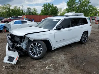 2023 Jeep Grand Cherokee Overland with VIN 1C4RJKDT6P8912857, listed as a Copart auction lot 55947435 with 38,365 mi miles and Salvage title. Bid and sale history available at DreamBid. Image 1.