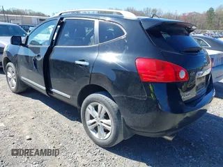 2013 Nissan Rogue S with VIN JN8AS5MT0DW529200, listed as a IAAI auction lot 41852722 with Not Provided miles. Bid and sale history available at carsss.com. Image 3.