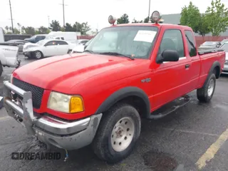 2003 Ford Ranger XL Fleet with VIN 1FTZR45E13PA41564, listed as a IAAI auction lot 42185167 with 285,664 mi miles. Bid and sale history available at carsss.com. Image 2.