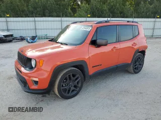 2021 Jeep Renegade Latitude with VIN ZACNJCBB7MPM98200, listed as a Copart auction lot 52948915 with 33,312 mi miles and Salvage title. Bid and sale history available at DreamBid. Image 1.
