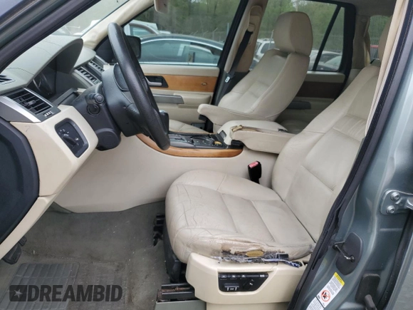 2006 Land Rover Range Rover Sport HSE with VIN SALSF25466A931791, listed as a Copart auction lot 53651055 with 180,667 mi miles and Salvage Title. Bid and sale history available at DreamBid. Image 7.