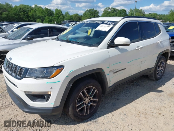 2017 Jeep Compass Latitude with VIN 3C4NJDBB3HT688695, listed as a IAAI auction lot 42197797 with 110,343 mi miles and . Bid and sale history available at DreamBid. Image 17.