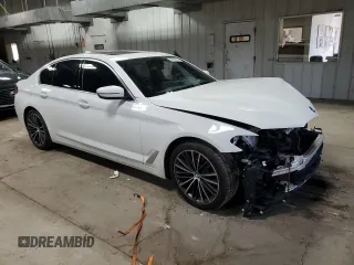 2022 BMW 5 Series 530i xDrive with VIN WBA13BJ04NWX53277, listed as a Copart auction lot 52606425 with 54,944 mi miles and Salvage Title. Bid and sale history available at DreamBid. Image 4.