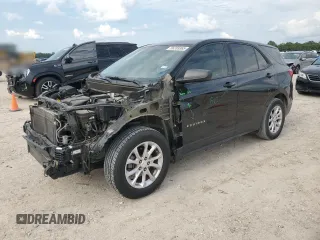 2019 Chevrolet Equinox LS with VIN 3GNAXHEV1KL309492, listed as a Copart auction lot 56283365 with 131,756 mi miles and Salvage Title. Bid and sale history available at DreamBid. Image 1.