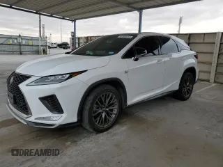 2020 Lexus RX with VIN 2T2YZMDA6LC250402, listed as a Copart auction lot 87664115 with 103,534 mi miles and Salvage Title. Bid and sale history available at carsss.com. Image 1.