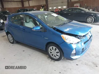 2012 Toyota Prius c One with VIN JTDKDTB32C1023106, listed as a IAAI auction lot 42185223 with 210,691 mi miles. Bid and sale history available at carsss.com. Image 1.