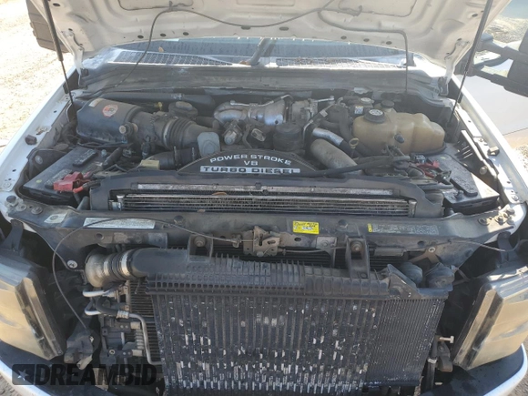 2008 Ford Super Duty F-250 SRW XL with VIN 1FTSW21R78EC34327, listed as a Copart auction lot 51926925 with 0 mi miles and Salvage Title. Bid and sale history available at carsss.com. Image 11.