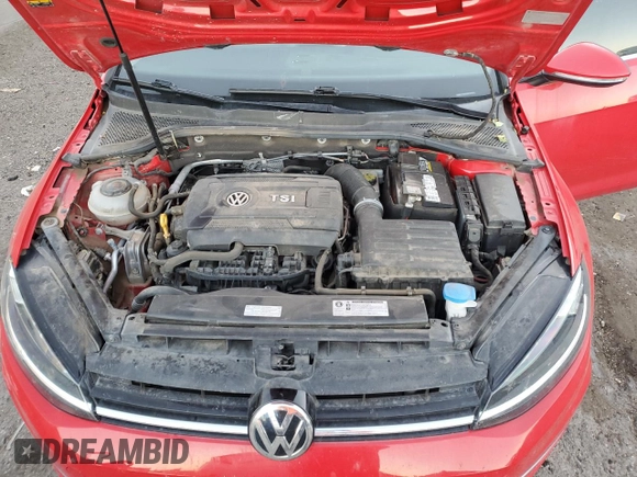 2018 Volkswagen Golf SportWagen SEL with VIN 3VWL17AU4JM762666, listed as a Copart auction lot 77591004 with 40,508 mi miles and Salvage Title. Bid and sale history available at carsss.com. Image 11.