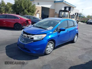 2015 Nissan Note SV with VIN 3N1CE2CP2FL448970, listed as a IAAI auction lot 42033238 with 168,417 mi miles and . Bid and sale history available at DreamBid. Image 2.