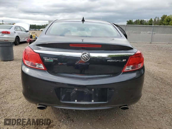 2011 Buick Regal CXL Turbo TO7 with VIN W04G15GV4B1079982, listed as a Copart auction lot 65069634 with 164,335 mi miles and Clean Title. Bid and sale history available at carsss.com. Image 6.