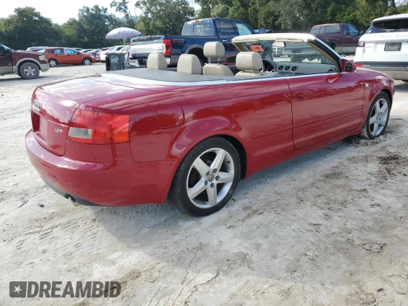 2003 Audi A4 1.8T with VIN WAUAC48H93K017897, listed as a Copart auction lot 75279164 with 177,501 mi miles and Salvage Title. Bid and sale history available at carsss.com. Image 3.