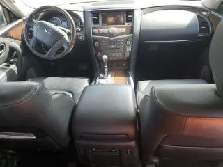 2012 Infiniti QX56 7-passenger with VIN JN8AZ2NE4C9017396, listed as a Copart auction lot 75180134 with 152,957 mi miles and Salvage Title. Bid and sale history available at carsss.com. Image 8.
