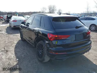 2023 Audi Q3 S line Premium with VIN WA1DECF38P1111626, listed as a IAAI auction lot 41935732 with 38,777 mi miles. Bid and sale history available at carsss.com. Image 3.