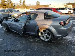 2005 Mazda RX-8 with VIN JM1FE173250145548, listed as a Copart auction lot 86197844 with Not Provided miles and Salvage Title. Bid and sale history available at carsss.com. Image 2.